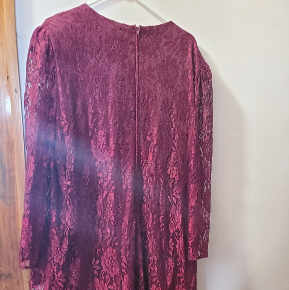 This a beautiful dress by David Ross. The size is 26w . - Picture 3 of 5